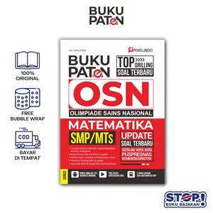 BUKU PATEN OLIMPIADE SAINS NASIONAL MATEMATIKA SMP ( OSN MTK SMP / MTS ) - PIXELINDO