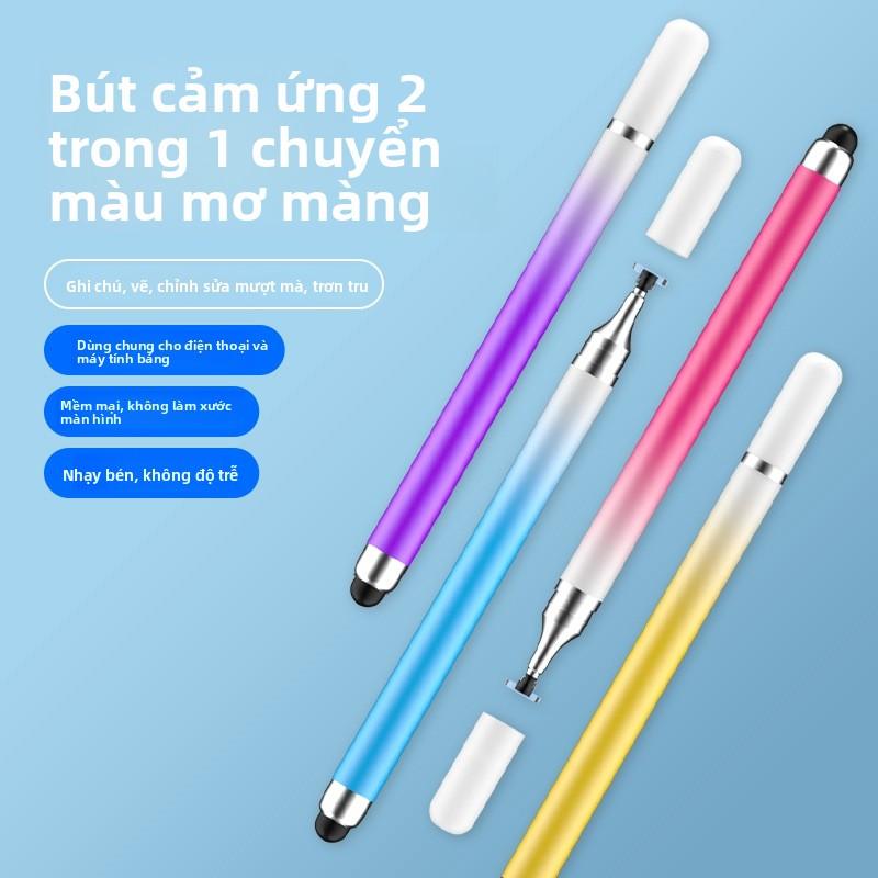 Bút cảm ứng 2 trong 1 dành cho iPad Apple, bút viết tay Huawei, bút cảm ứng điện dung