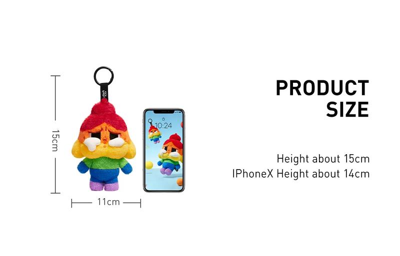 Product Introduction of popmart CRYBABY CHEER UP, BABY! SERIES-Plush Doll Pendant 3