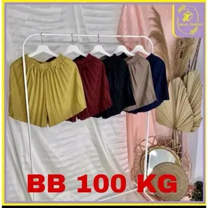 Celana pendek PLISKET JUMBO 100 kg  / HOT PANTS  PLISKET/celana plisket Short