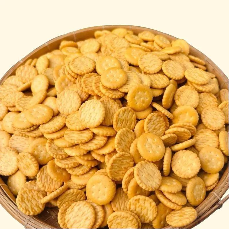 Bánh quy đồng tiền vị mặn ngọt 500gr 1kg - Ăn vặt nhà Lam