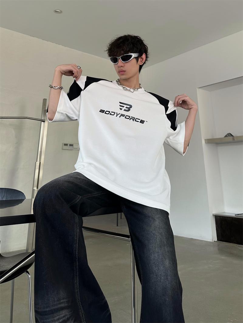 Product Introduction of High quality 2 Color v neck Winnersquad printed T-shirt for both men and women 7