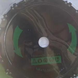 20 Sawtooth Mata Pisau Mesin Potong Rumput Bulat / Bilah Melingkar Mesin Pemotong Rumput