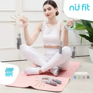 NU - FIT  - Tali Skipping - Skipping Premium - Skipping jump - Lompat Tali  - Foam Jump Rope - Skipping Rope -Tali Skipping Jump Rope