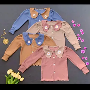 Cardigan Anak Bordir Bunga Florencia Knit 1-10 Tahun Fashion Jaket Bayi