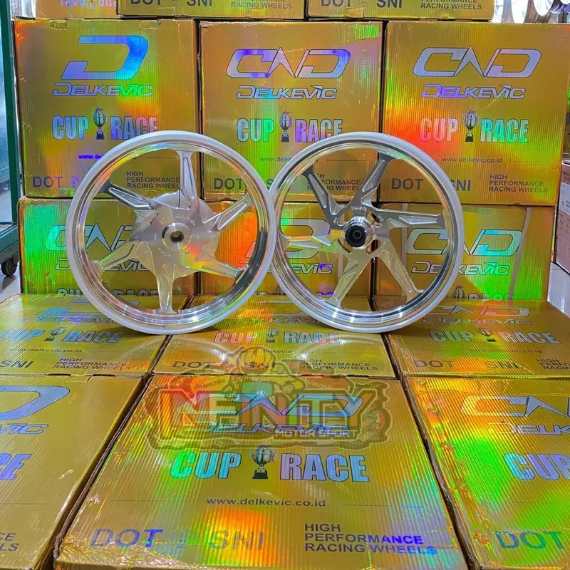 VELG DELKEVIC SIX STAR G-SPEED MIO SPORTY VARIO110/BEAT/SCOOPY VARIO125/150 MIO M3 VARIO ABS PCX 150 160 ABS CBSAEROX NMAX NEW/OLD Accessories Motorcycle 6