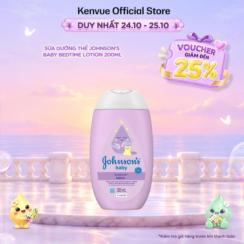 Sữa dưỡng thể Johnson's Baby Bedtime Lotion 200ml