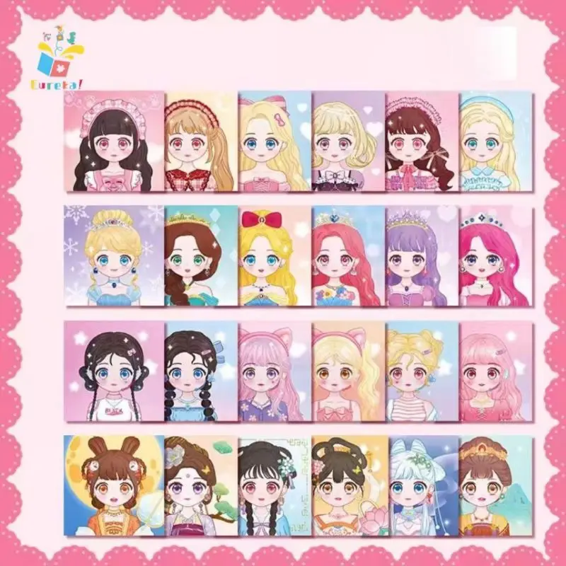 Sticker Make Up Anak untuk kreatifitas Paper Toys Perempuan 7