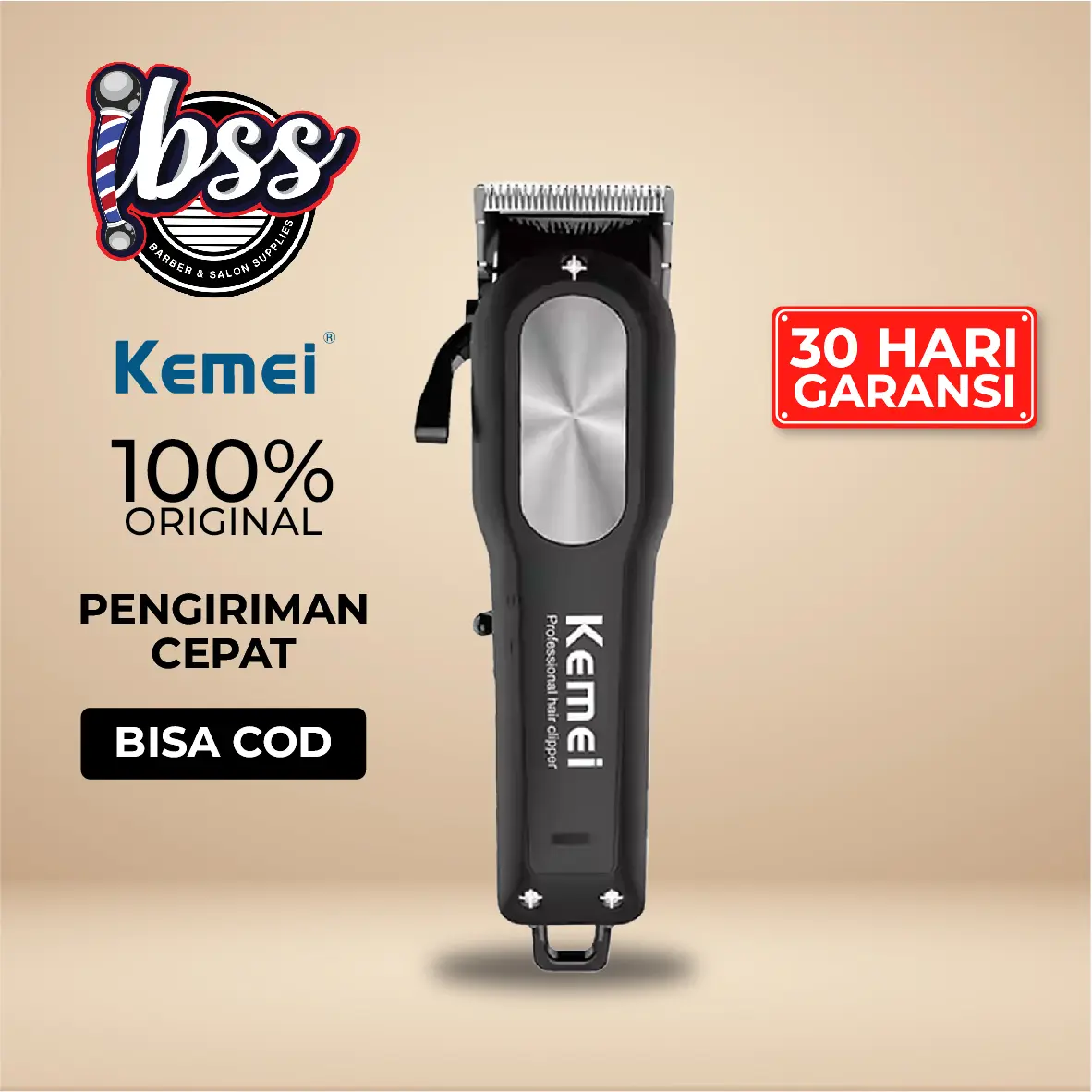 Kemei Clipper KM 2604 - Alat Cukur Rambut Professional / MATA PISAU KEMEI KM 2604 / KEMEI ORIGINAL / IBSS / INDOBARBERSUPPLY