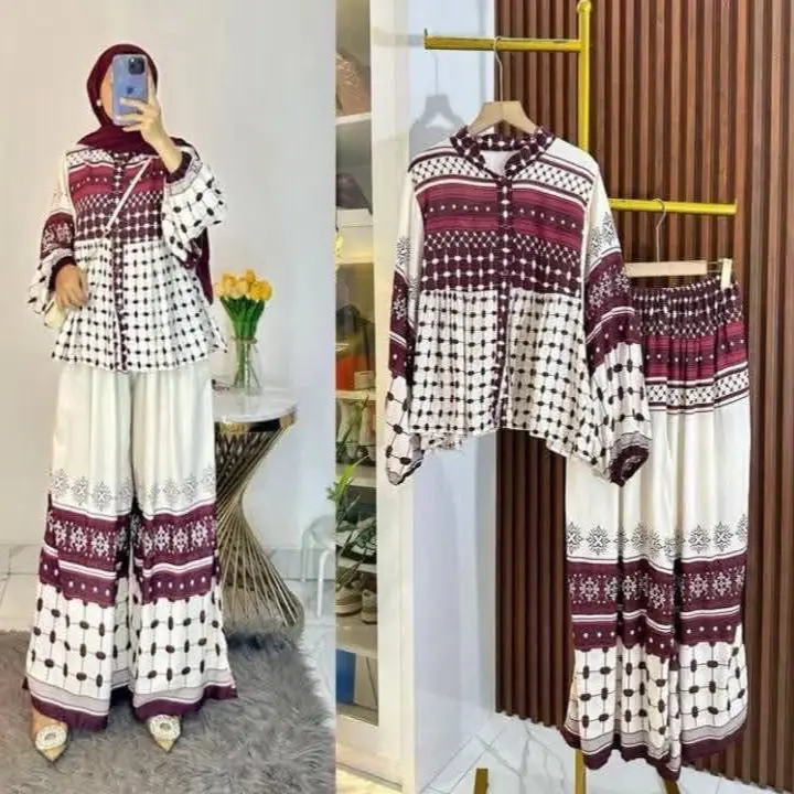 Songket Maroon