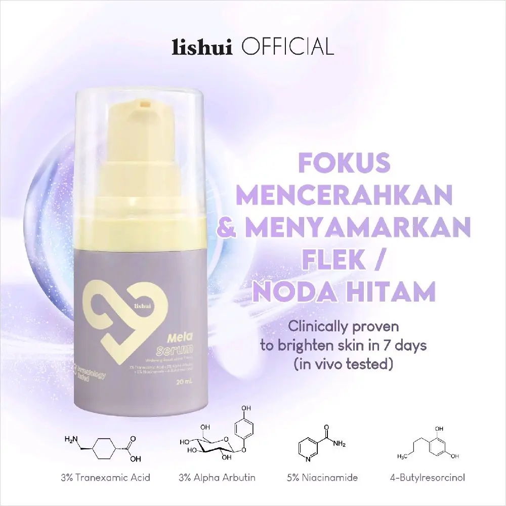 MELA SERUM NEW PACKAGING - Serum Melasma Memutihkan Menyamarkan Flek dan Menyamarkan Bekas Jerawat
