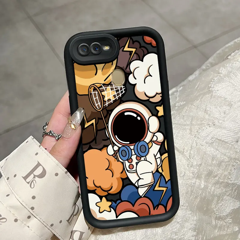 Casing Hp Untuk OPPO A7 OPPO A5s OPPO A12 OPPO A12S A11k Case HP Pola astronot kartun yang lucu Casing pelindung Softcase Kasing Kesing Silikon lunak baru cesing 0