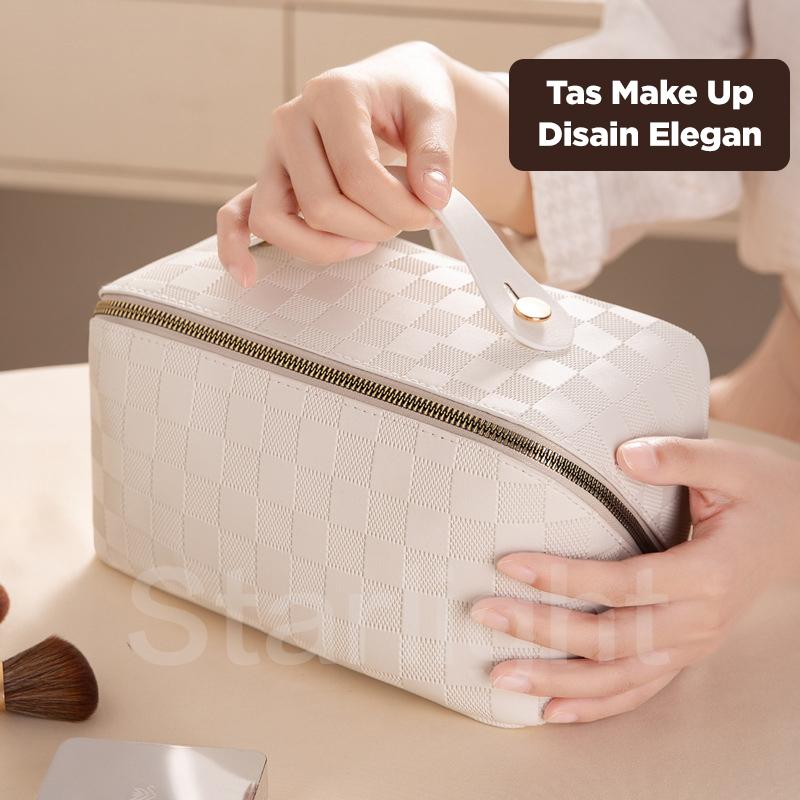 Product Introduction of Starlight Tas Kosmetik PU Women Travel Make Up Organizer Bag Pouch Cosmetic Bag Tas Kosmetik Model Sekat HSB241 11