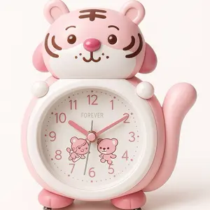 Forever Jam Weaker Kring Suara Keras Model Hewan Lucu Motif Harimau Pink Lucu untuk Anak-anak