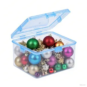 PRODUK TERBARU! Plastic Storage Box Photocards Small Photo Card Box Desk Organizer Box Film Classification Flip Case Stationery