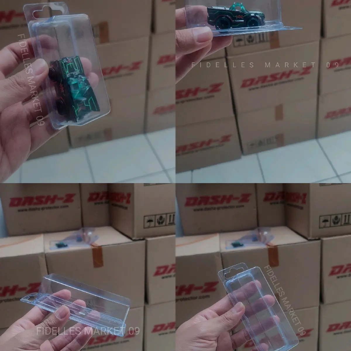 CLAM SHELL BLISTER PROTEKTOR DIECAST LOOSE ORGANIZER DASH-Z