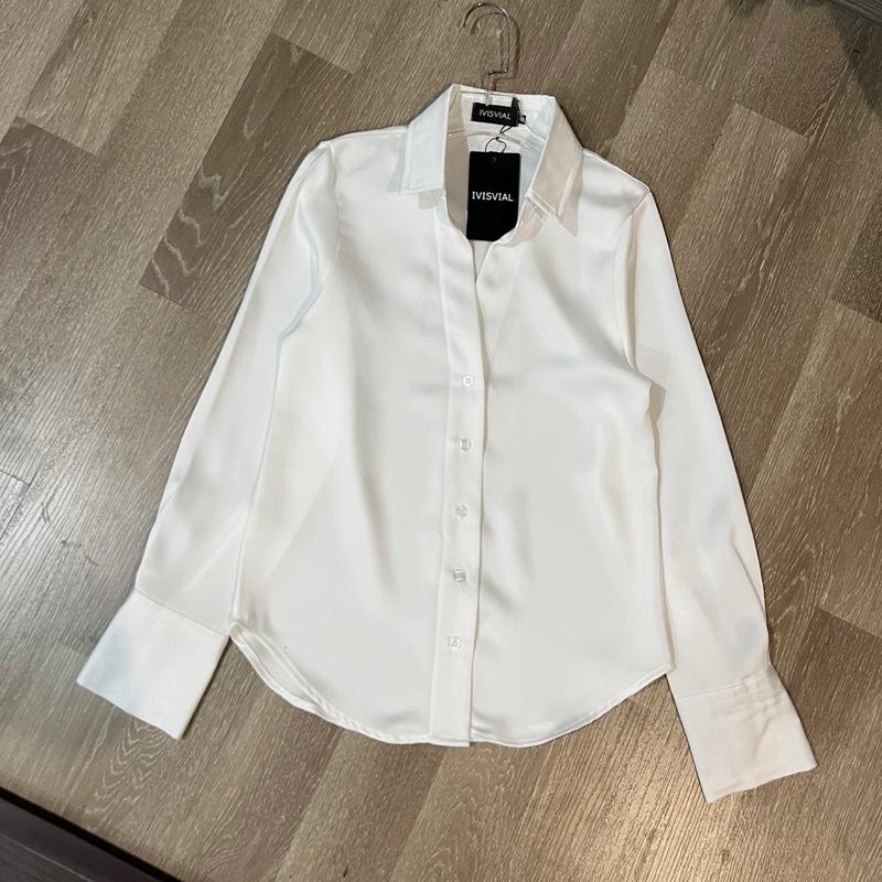 Sơ Mi thiết kế lụa tô châu IVISVIAL B133