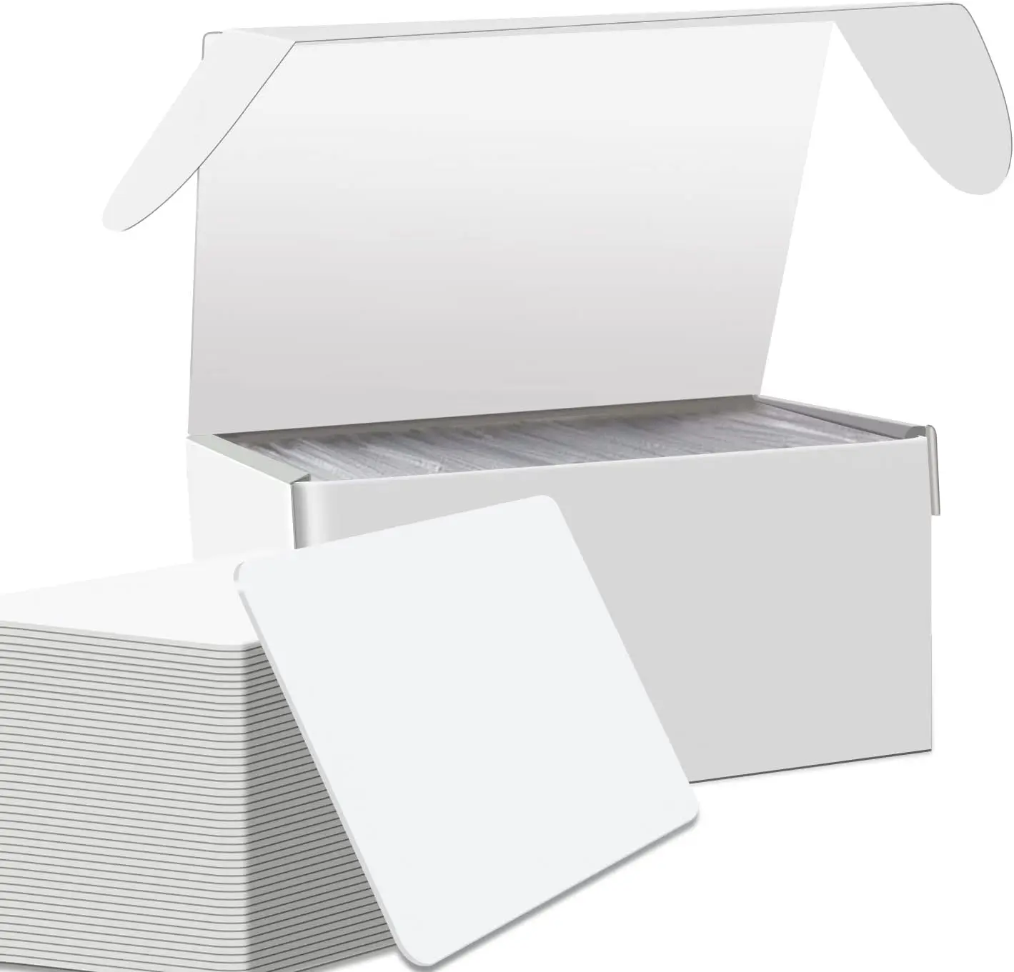 10 thẻ PVC trắng, 13,56MHz, 504 byte: hoàn hảo cho công nhận doanh nghiệp và xã hộ