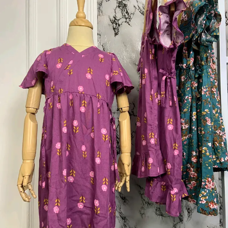 (DASTER IBU DAN ANAK COUPLE  MODEL KIMONO) Dress Rumah Baju Main Bahan Rayon Viscose Adem dan Lembut Busui Friendly [Harga Satuan] 3