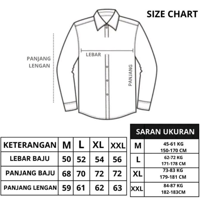 Kemeja Boyi Top Man Lengan panjang Polos Casual Slim Fit Kantor 8