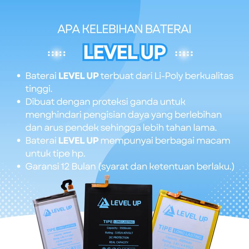 LEVEL UP Baterai BLP631 Kompatibel Untuk Oppo F3 / F5 / F5 Plus / A77 Double Power 3
