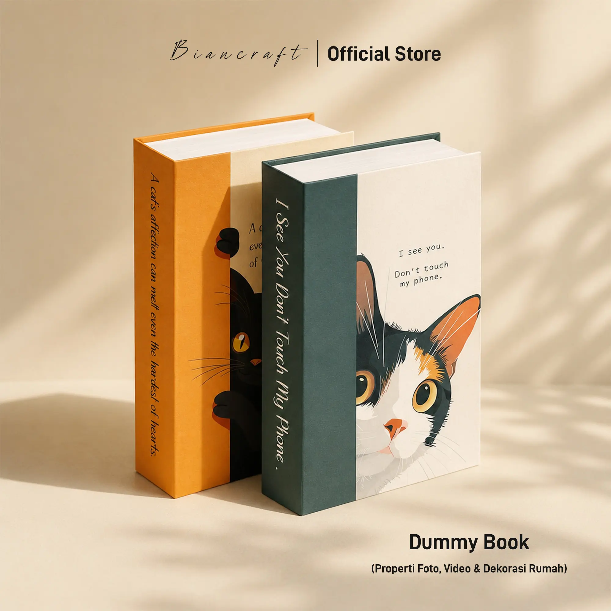 Biancraft - Dummy Book Hiasan Properti Pajangan Dekorasi Foto Estetik