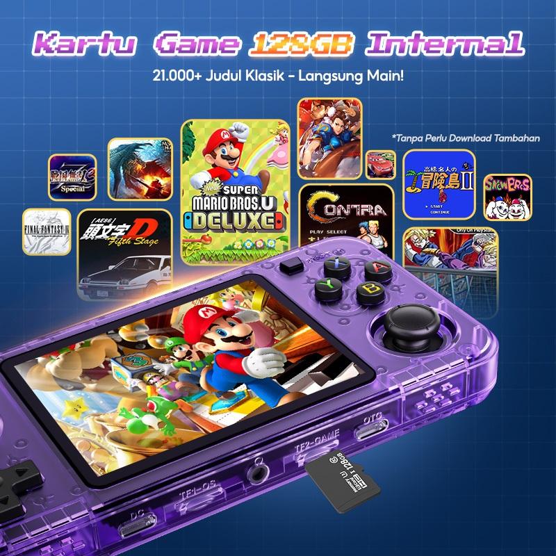 Game Bot Retro Game Console R36H Game Boy 3.5" IPS 128GB 20.000+ Game Hadiah Ulang Tahun Hadiah Natal Hadiah Tahun Game Bot Retro Game Console R36H Game Boy 3.5" IPS 128GB 20.000+ Game Hadiah Ulang Tahun Hadiah Natal Hadiah Tahun