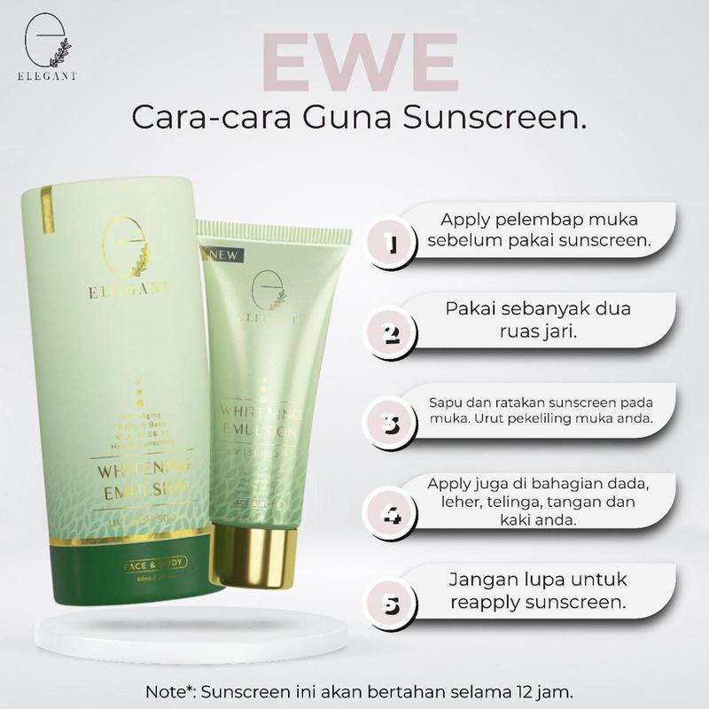 Product Introduction of EWE ELEGANT GLOW SUNSCREEN 2