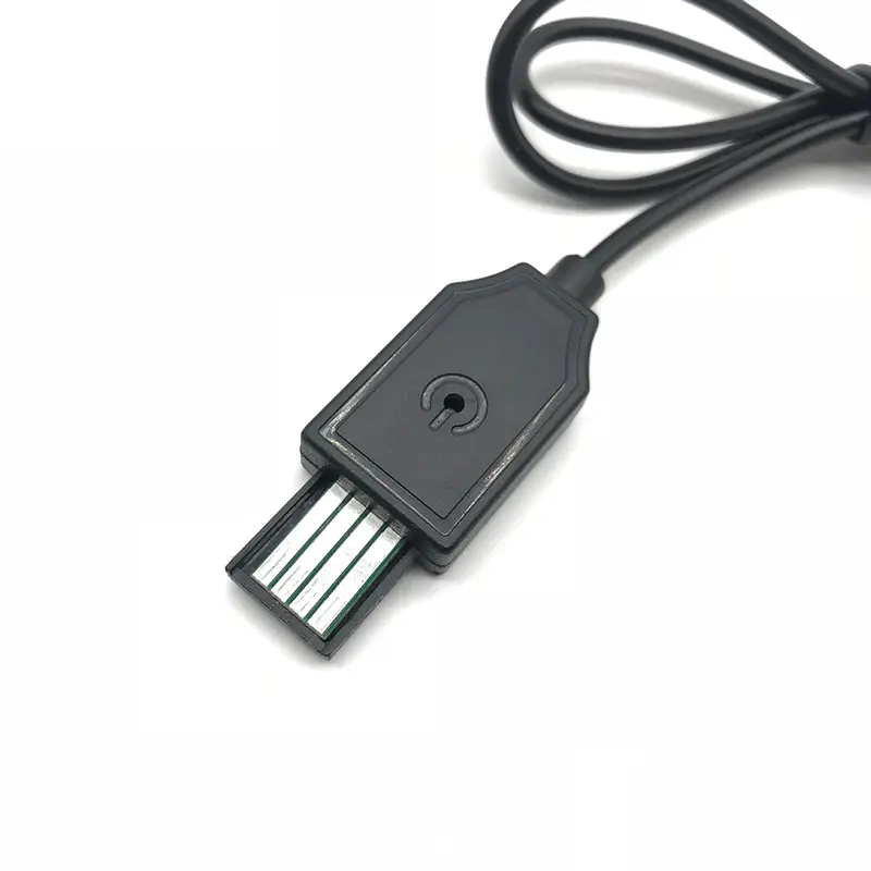 USB to DC 3.5mm 5.5mm charger adapter cable 5v to 4.2v strong light flashlight headlight charging cable 18650 special 2