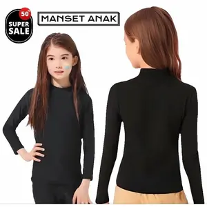 MANSET KAOS ANAK LENGAN PANJANG BAHAN SPANDEK MURAH BISA COD