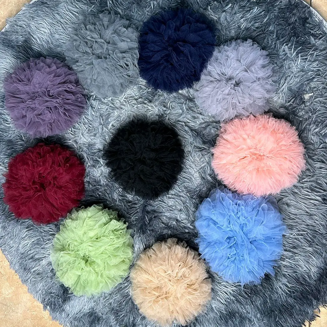PAKET USAHA CEPOL HIJAB / SCRUNCHIES KUNCIR RAMBUT KARET WANITA ANTI PUSING BAHAN TULLE PREMIUM