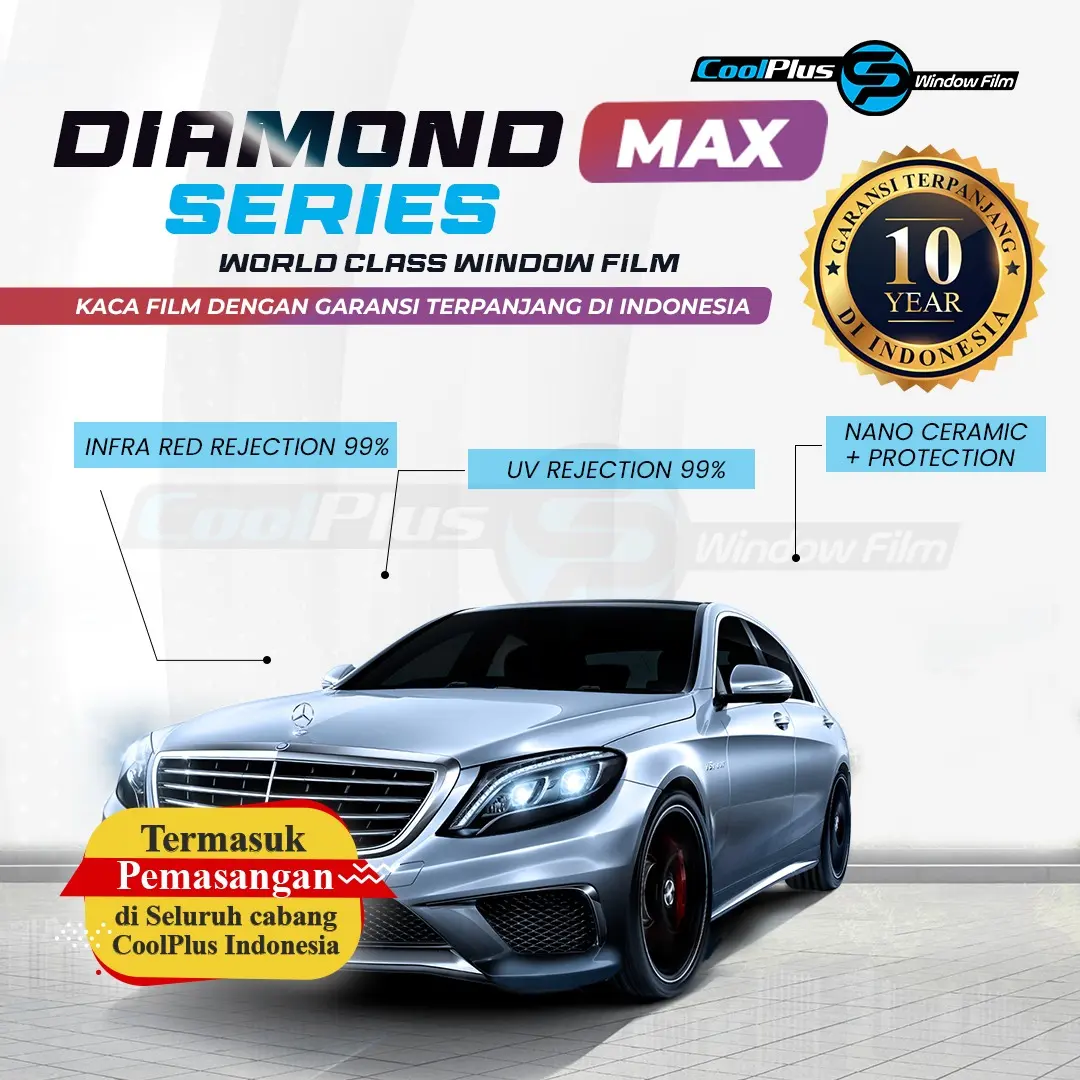 Kaca Film Mobil CoolPlus Series Diamond