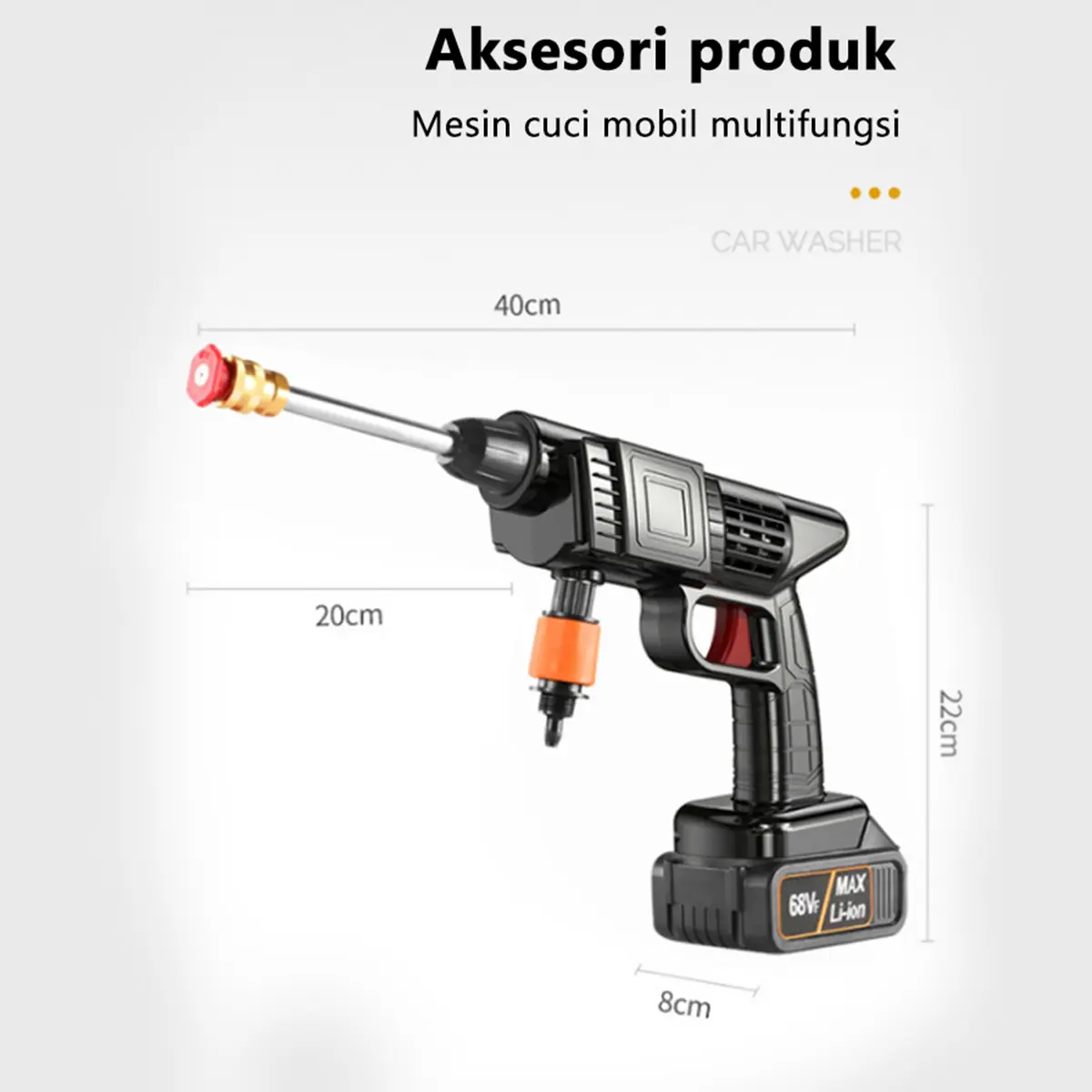 FIXIT Jet Cleaner Tekanan 998V 120Bar Portable Mesin Cuci Mobil dengan Nozel Multifungsi & Baterai Litium 599V Kekuatan Jarak Jauh Diskon Toko Baru FIXIT Jet Cleaner Tekanan 998V 120Bar Portable Mesin Cuci Mobil dengan Nozel Multifungsi & Baterai Litium 599V Kekuatan Jarak Jauh Diskon Toko Baru