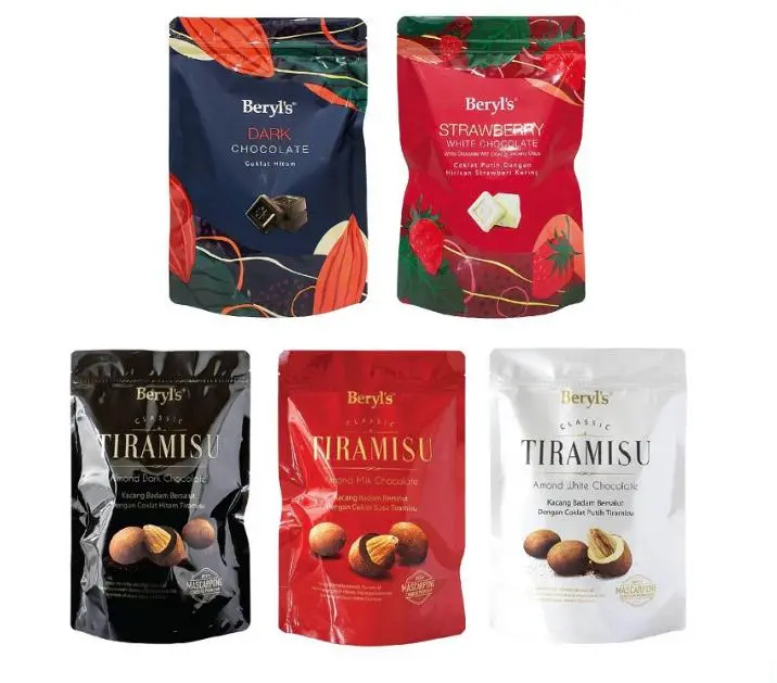 Beryls Tiramisu Almond Chocolate 300g Beryl's Dark Chocolate 280g Beryls White Chocolate With Dried Strawbery Chips 280g