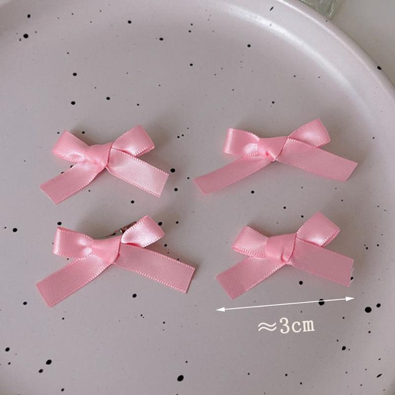 1PC New Mini Bowknot Hair Clips Fairy Hair Accessories Bow Hairpin Sweet Headwear Ribbon Barrette Girls 2