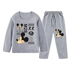 SETELAN BAJU TIDUR ANAK LAKI LAKI LENGAN PANJANG CELANA PANJANG 145 UMUR 3 TAHUN - 10 TAHUN Fashion Anak