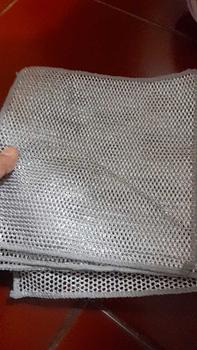 Product Review of (Isi 10pcs) Kain Lap Dapur Kawat Perak Metalik Bentuk Persegi Halus Sebaguna / Pembersih Panci Piring Kain Cuci Piring Kawat / Lap Cleaning/kain lap microfiber from s**3 0