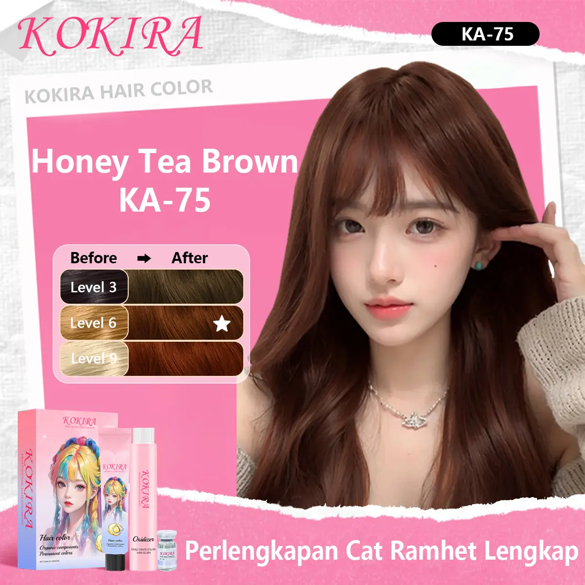 Honey Tea Brown-75