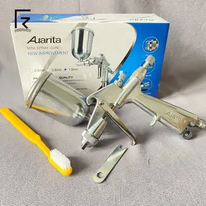SPRAY GUN Mini AUARITA F3 ORIGINAL Nozzle 0.5 0.8 1.0 mm alat cat semprot kompresor FREE SIKAT
