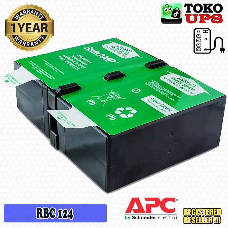APC RBC124 RBC 124 Battery Replacement APC BR1200Gi BR1500Gi