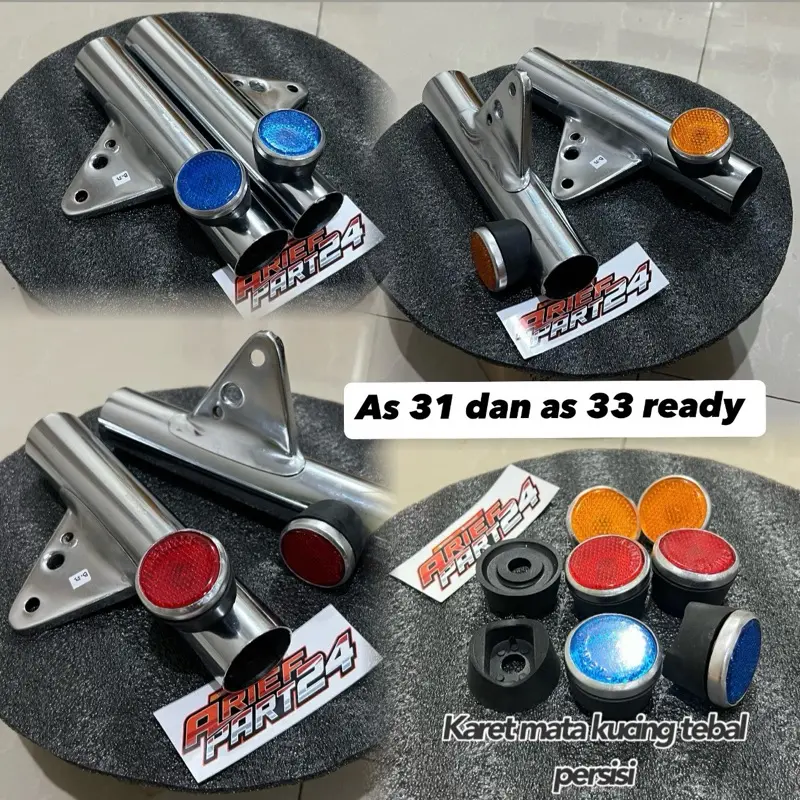 KUPINGAN K5 AS 33 DAN 31 SET KARET MATA KUCING (NINJA VIXION SCORPIO GL MP TIGER VERSA MP MONO)