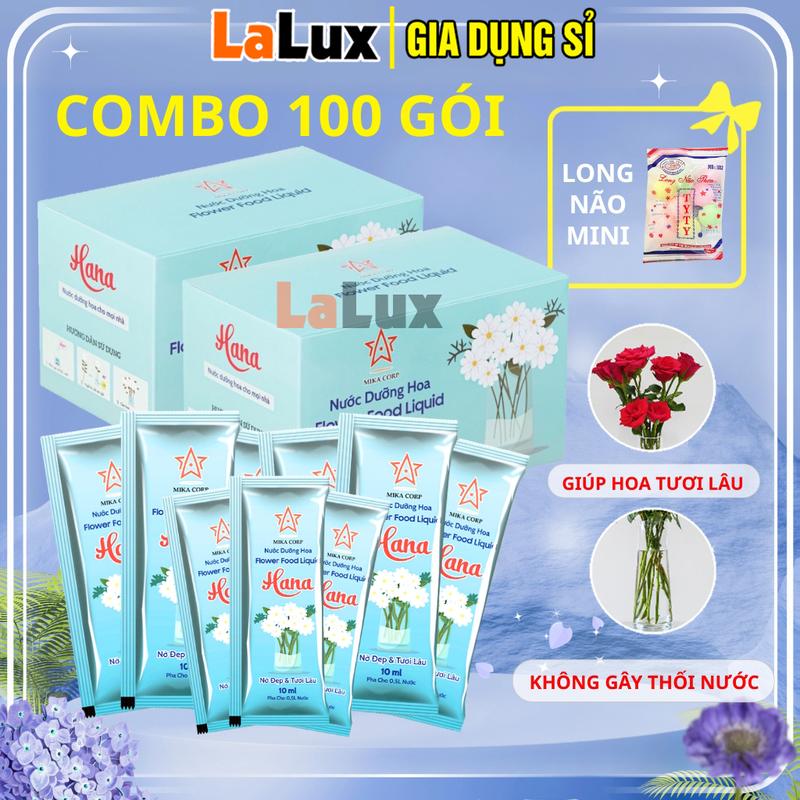  Combo 100 Gói Nước Dưỡng Hoa Tươi Lâu Giúp Hoa Nở Đẹp 