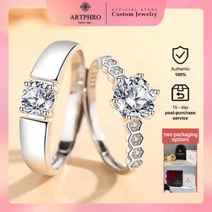 ARTPHRO Couple Ring  Promise Ring for women and men engagement Proposal Adjustable size couple ring gift for bf gf chain necklace meteor pendant donkiss photo locket thanos pill medusa bff elephant naruto khabalah symmetry lab charm pretzel eccedentesiast
