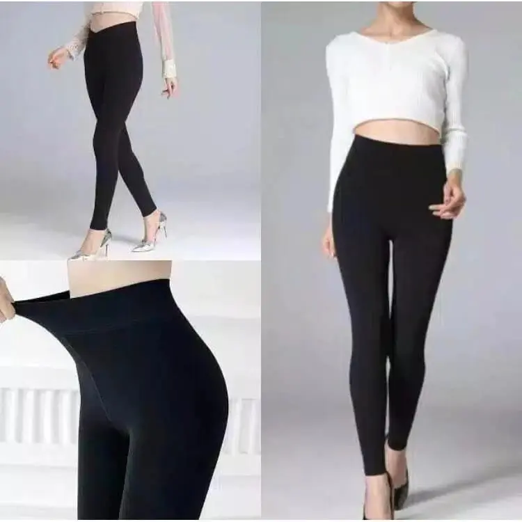 PAKET 2 PCS LEGING POLOS LEGING CELANA PANJANG WANITA - Spandek Jersy, Cocok untuk Berolahraga daily ❤ hitam Legging Pendek