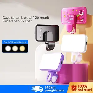 【COD】【24H Shipping】【30 HARI】 Mini Portable LED Light untuk Selfie, Live Streaming, dan Fotografi – Lampu Saku untuk Kecantikan dan Penggunaan di Luar Ruangan