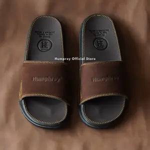 Sandal Kulit Asli Garut/Sandal Kulit Humprey/Sandal Kulit/Sandal Pria/Sendal Pria Kekinian/Sandal Slip On