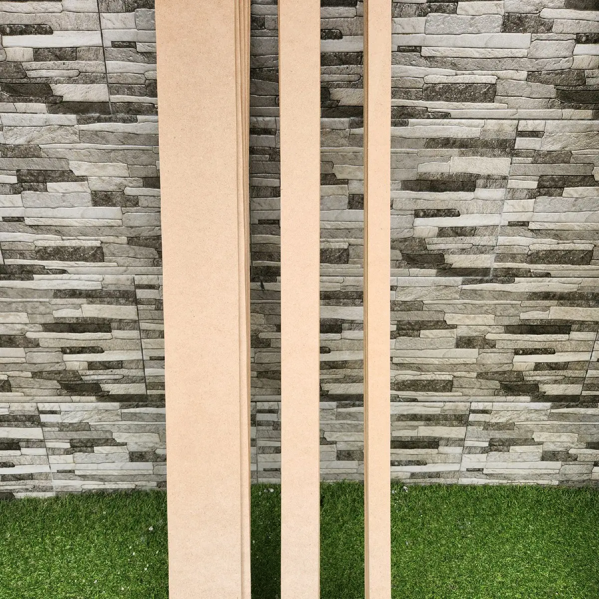 10 pcs Hiasan Dinding Batten List MDF Tebal 6mm Ukuran 5x100cm - 10 Pcs Dinding Hiasan - Kayu
