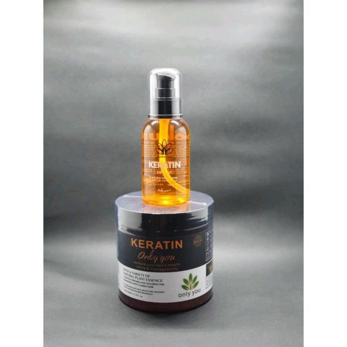 ONLY YOU KERATIN HAIR MASK + HAIR SERUM COLOUR Conditioner Perawatan - -