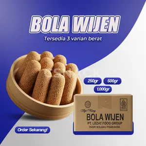 Kue Wijen buatan tangan yang sangat lezat, renyah dan lezat, cocok untuk segala usia 250g/500g/1000g