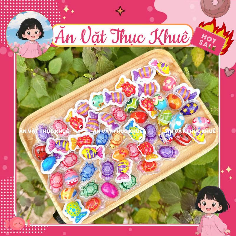 Kẹo Dẻo Con Mắt Mini Có Nhân, Kẹo Dẻo Có Nhân Hình Con Mắt / Dưa Hấu